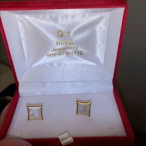 Real si diamond earings